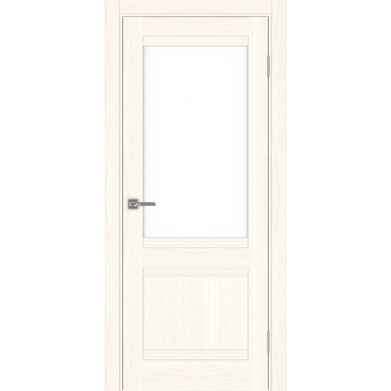 Межкомнатная дверь Турин 502U.21, цвет ясень светлый, заполнение LACбелый, размер 200*80 см.
