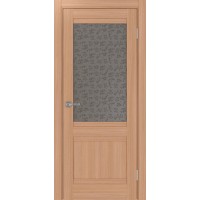 Турин 502U.21, цвет ясень тёмный, заполнение Дали бронзовое, размер 200*80 см.