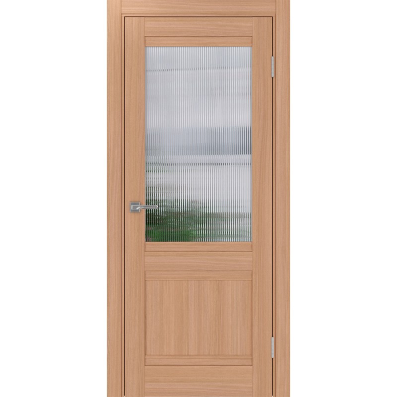 Межкомнатная дверь Турин 502U.21, цвет ясень тёмный, заполнение Мору, размер 200*80 см.