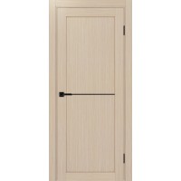 Турин 502АПП.11, цвет Дуб беленый FL, молдинг алюм.чёрн размер 80*200 см.