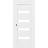 Турин 505.12, цвет Белый лёд, стекло LACбелый, размер 80*200 см.