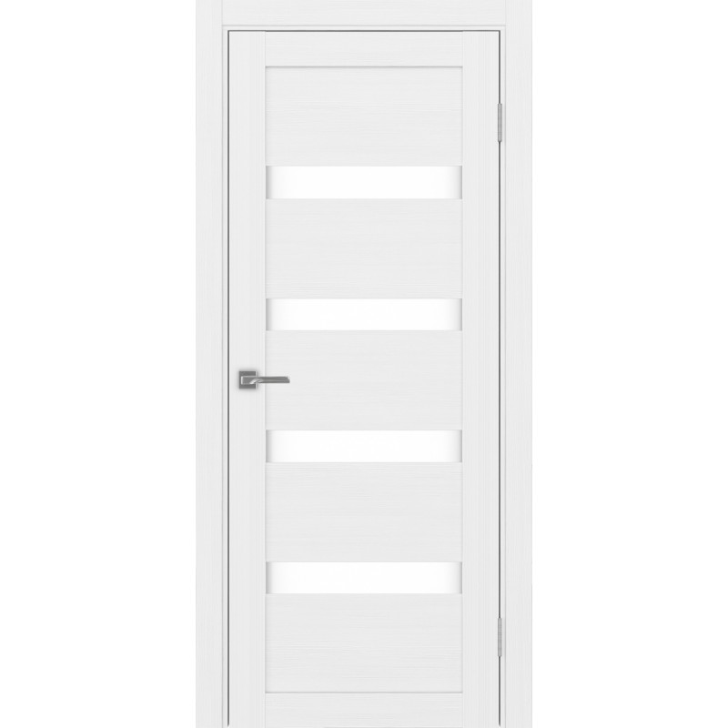 Межкомнатная дверь Турин 505.12, цвет белый лёд, заполнение LACбелый, размер 200*80 см.