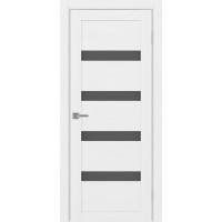 Турин 505.12, цвет Белый лёд, стекло Графит матовое, размер 80*200 см.