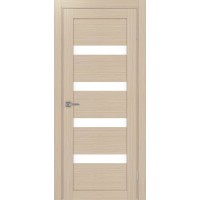 Турин 505.12, цвет Дуб беленый FL стекло LACбелый, размер 80*200 см.