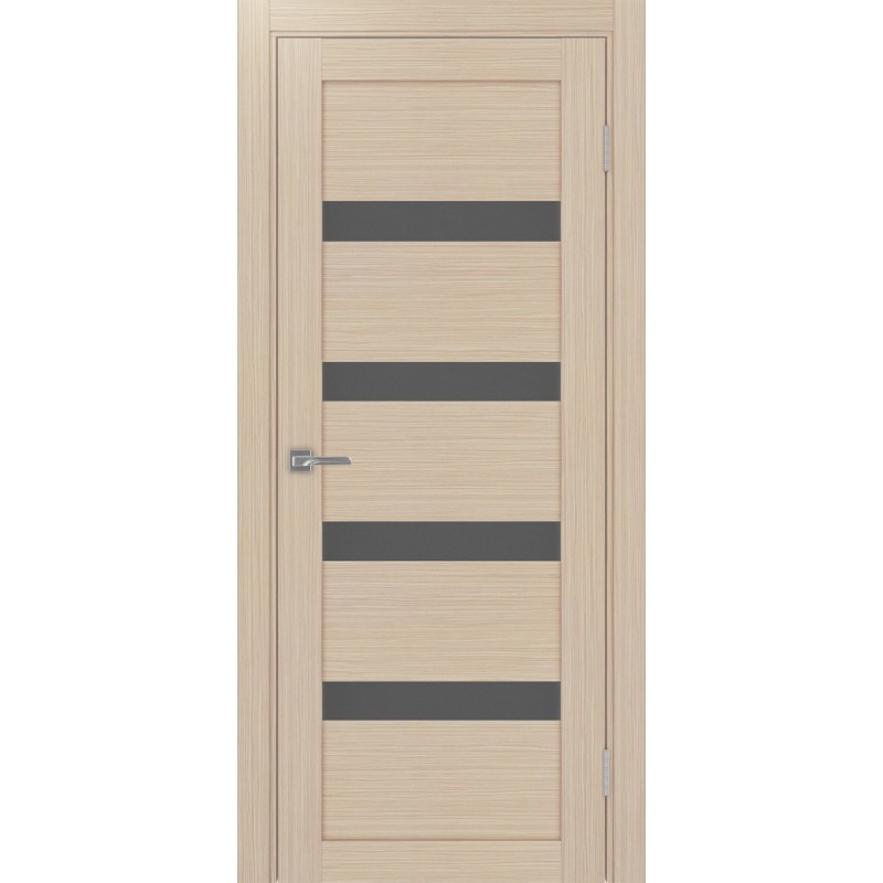 Межкомнатная дверь Турин 505.12, цвет дуб беленый FL, заполнение Графит матовое, размер 200*80 см.