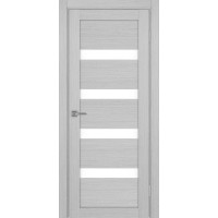 Турин 505.12, цвет Дуб Серый FL стекло LACбелый, размер 80*200 см.