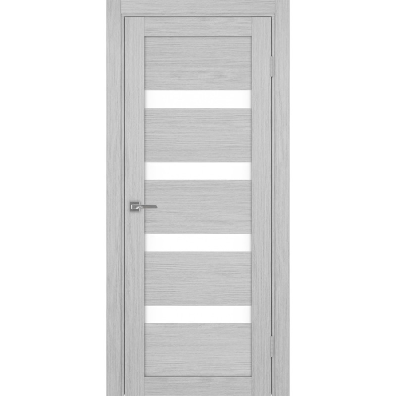 Межкомнатная дверь Турин 505.12, цвет дуб серый FL, заполнение LACбелый, размер 200*80 см.