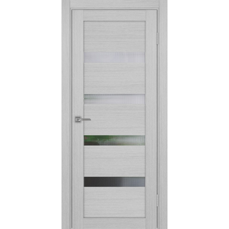 Межкомнатная дверь Турин 505.12, цвет дуб серый FL, заполнение Мору, размер 200*80 см.