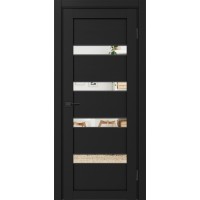 Турин 505AПC.12, цвет Антрацит молдинг алюм.чёрн стекло Зеркало, размер 80*200 см.