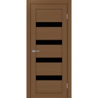 Турин 505.12 АПС молдинг SB, цвет орех NL, заполнение LACчерный, размер 200*80 см.