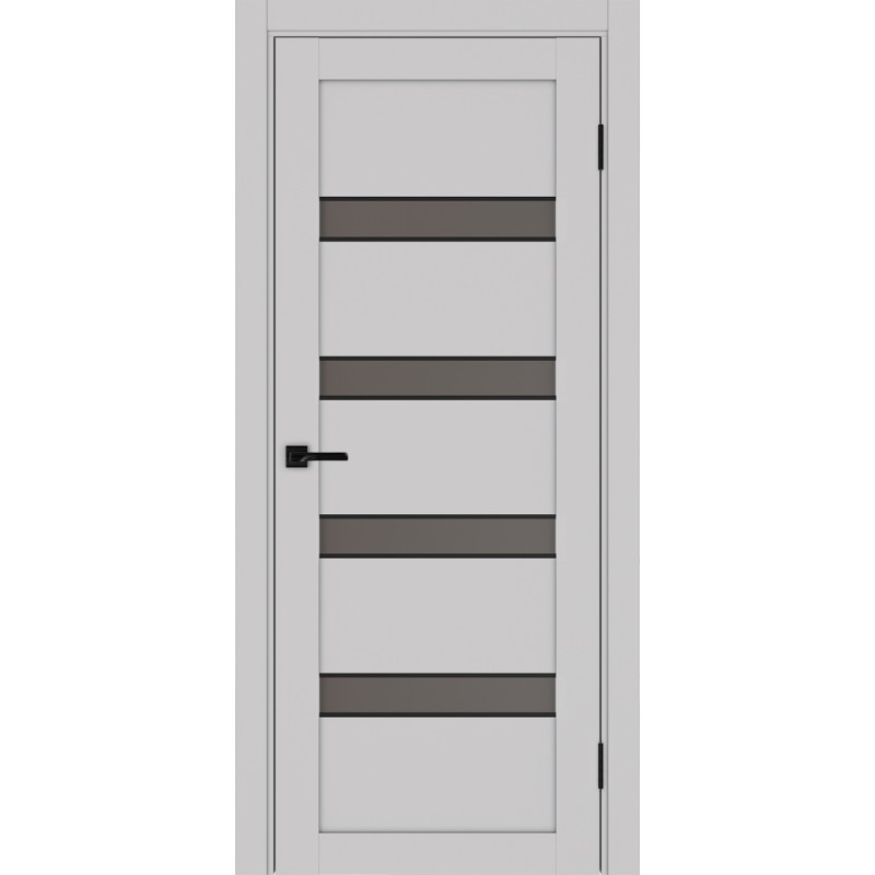 Межкомнатная дверь Турин 505.12 АПС молдинг SB, цвет пепельный, заполнение Бронза матовое, размер 200*80 см.