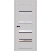 Турин 505.12 АПС молдинг SB, цвет пепельный, заполнение Прозрачное, размер 200*80 см.