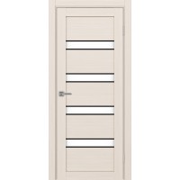 Турин 505AПC.12, цвет Ясень перламутровый молдинг алюм.чёрн стекло LACбелый, размер 80*200 см.