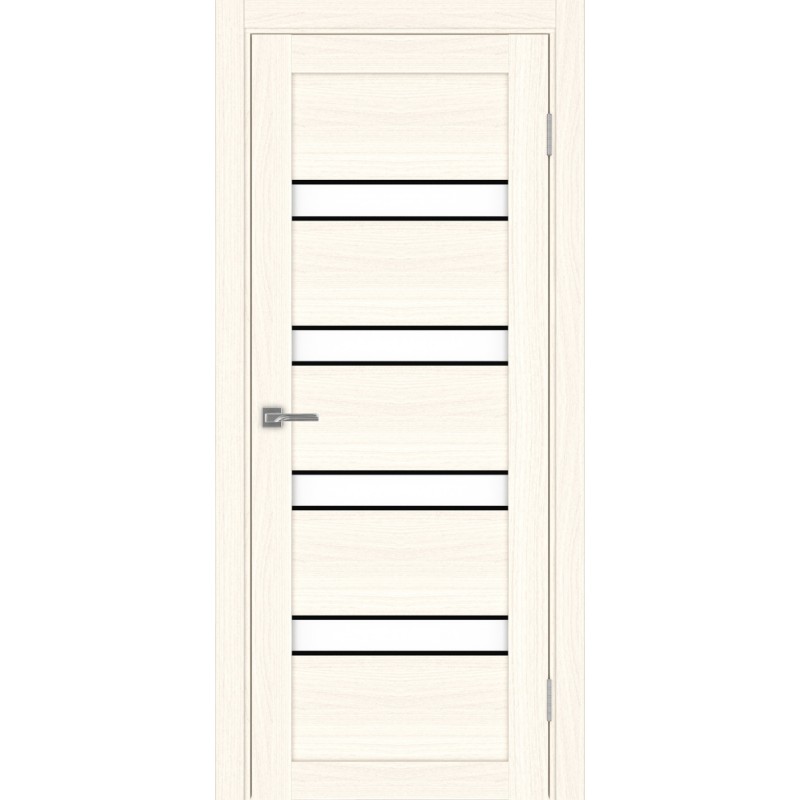 Межкомнатная дверь Турин 505.12 АПС молдинг SB, цвет ясень светлый, заполнение LACбелый, размер 200*80 см.