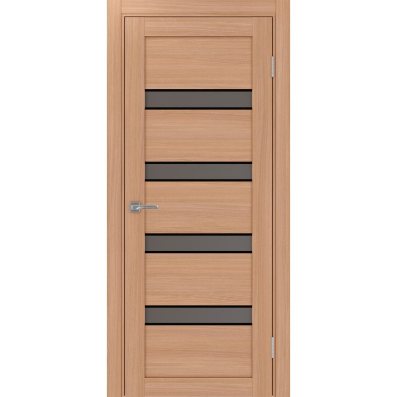 Межкомнатная дверь Турин 505.12 АПС молдинг SB, цвет ясень тёмный, заполнение Бронза матовое, размер 200*80 см.