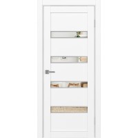 Турин 505.12 АПС молдинг SC, цвет белый снежный, заполнение Зеркало, размер 200*80 см.