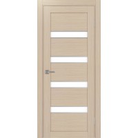 Турин 505AПC.12, цвет Дуб беленый FL, молдинг алюм.хром стекло LACбелый, размер 80*200 см.