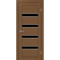 Турин 505.12 АПС молдинг SC, цвет орех NL, заполнение LACчерный, размер 200*80 см.