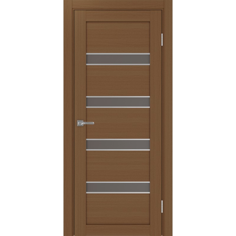 Межкомнатная дверь Турин 505.12 АПС молдинг SC, цвет орех NL, заполнение Бронза матовое, размер 200*80 см.