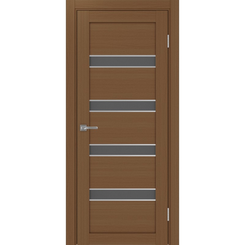 Межкомнатная дверь Турин 505.12 АПС молдинг SC, цвет орех NL, заполнение Графит матовое, размер 200*80 см.