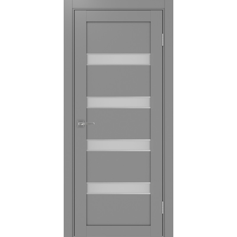 Межкомнатная дверь Турин 505.12 АПС молдинг SC, цвет серый, заполнение Мателюкс, размер 200*80 см.