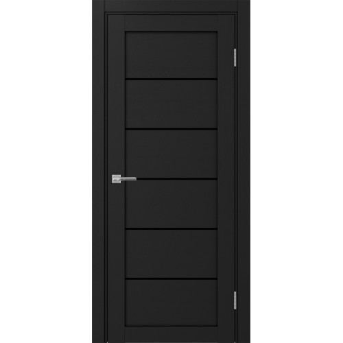 Турин 506.12, цвет Антрацит стекло LACчерный, размер 80*200 см.