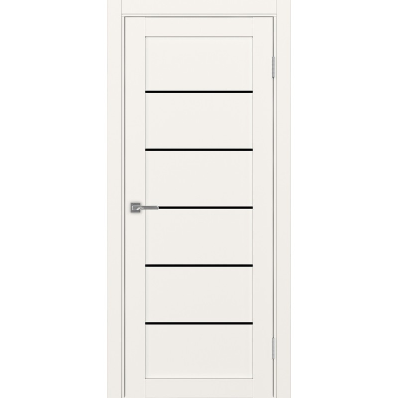 Межкомнатная дверь Турин 506.12, цвет, бежевый, заполнение LACчерный, размер 200*80 см.