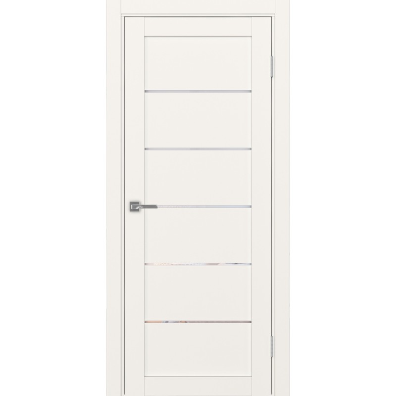 Межкомнатная дверь Турин 506.12, цвет, бежевый, заполнение Прозрачное, размер 200*80 см.