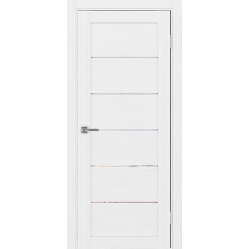 Турин 506.12, цвет белый лёд, заполнение Прозрачное, размер 200*80 см.