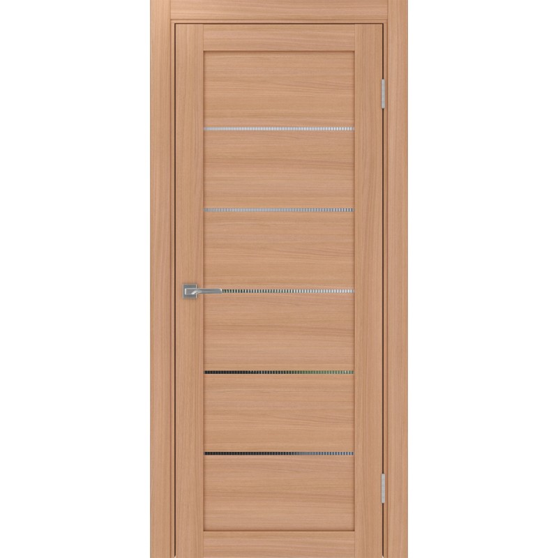 Межкомнатная дверь Турин 506.12, цвет ясень тёмный, заполнение Мору, размер 200*80 см.