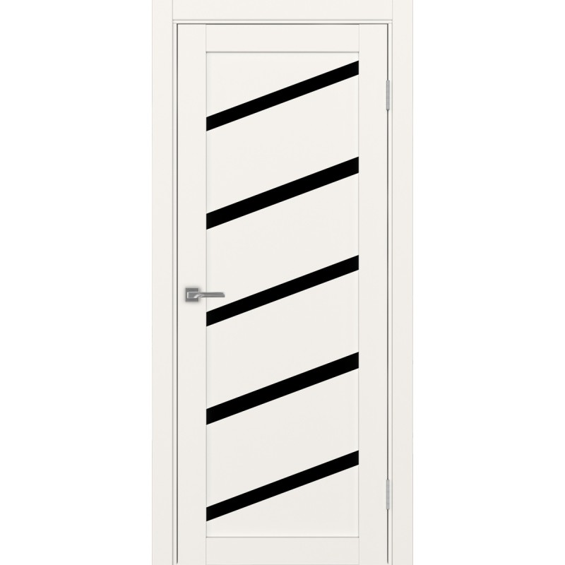 Межкомнатная дверь Турин 506У.112, цвет, бежевый, заполнение LACчерный, размер 200*80 см.