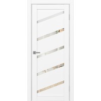 Турин 506У.112, цвет белый снежный, заполнение Зеркало, размер 200*70 см.