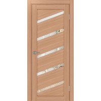 Турин 506У.112, цвет ясень тёмный, заполнение Зеркало, размер 200*80 см.