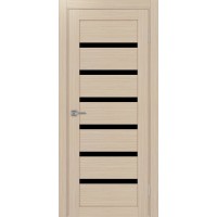 Турин 507.12, цвет дуб беленый FL, заполнение LACчерный, размер 200*80 см.