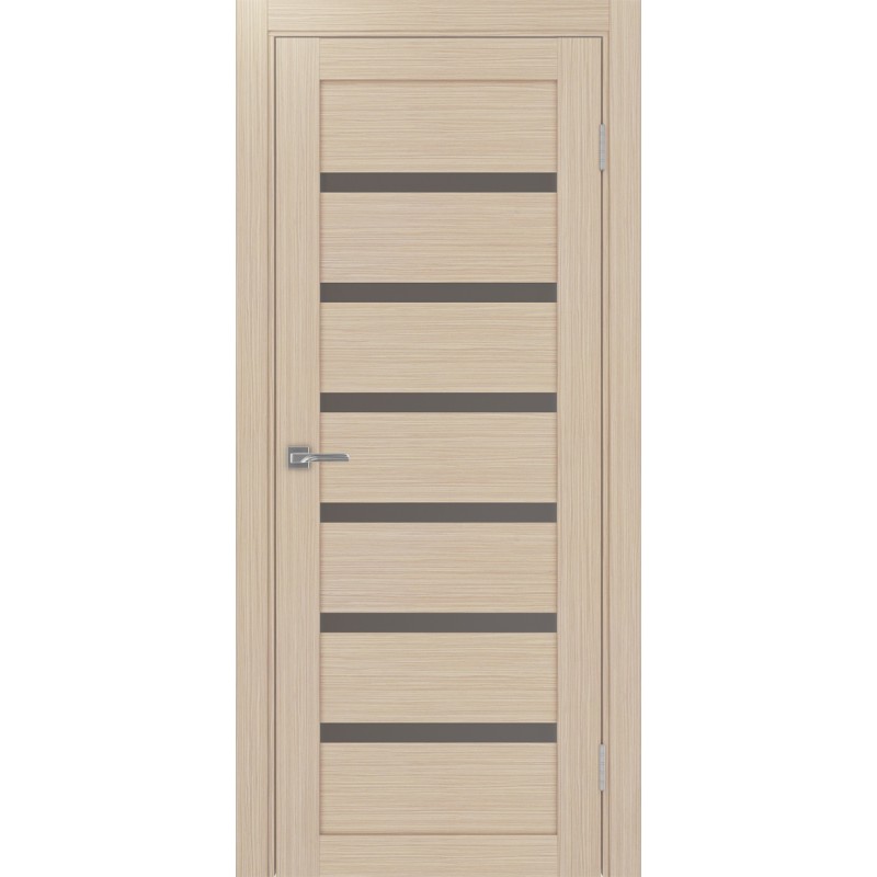 Межкомнатная дверь Турин 507.12, цвет дуб беленый FL, заполнение Бронза матовое, размер 200*80 см.