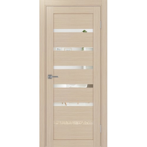 Турин 507.12, цвет дуб беленый FL, заполнение Зеркало, размер 200*80 см.