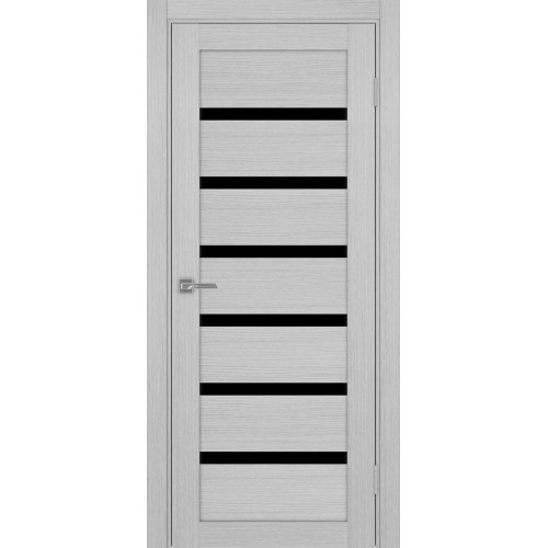 Турин 507.12, цвет дуб серый FL, заполнение LACчерный, размер 200*80 см.