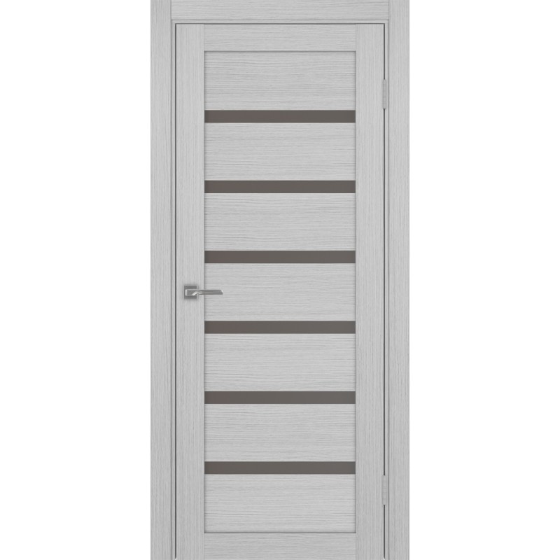 Межкомнатная дверь Турин 507.12, цвет дуб серый FL, заполнение Бронза матовое, размер 200*80 см.