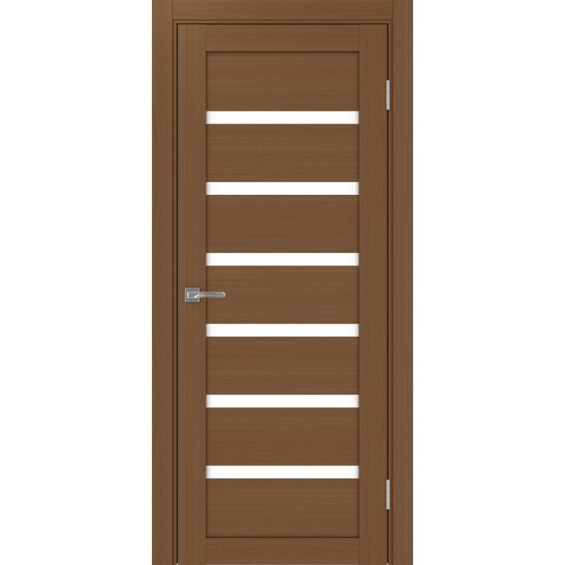 Межкомнатная дверь Турин 507.12, цвет орех NL, заполнение LACбелый, размер 200*80 см.