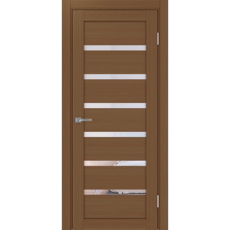 Межкомнатная дверь Турин 507.12, цвет Орех NL Прозрачное, размер 80*200 см.