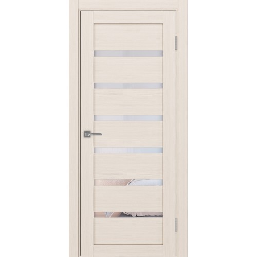 Турин 507.12, цвет Ясень перламутровый стекло Прозрачное, размер 80*200 см.