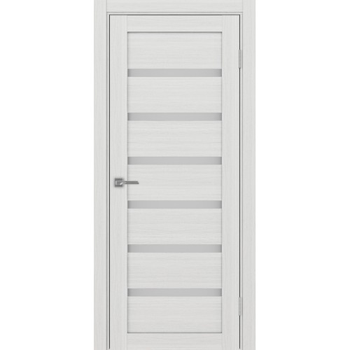 Турин 507.12, цвет Ясень серебристый стекло Мателюкс, размер 80*200 см.