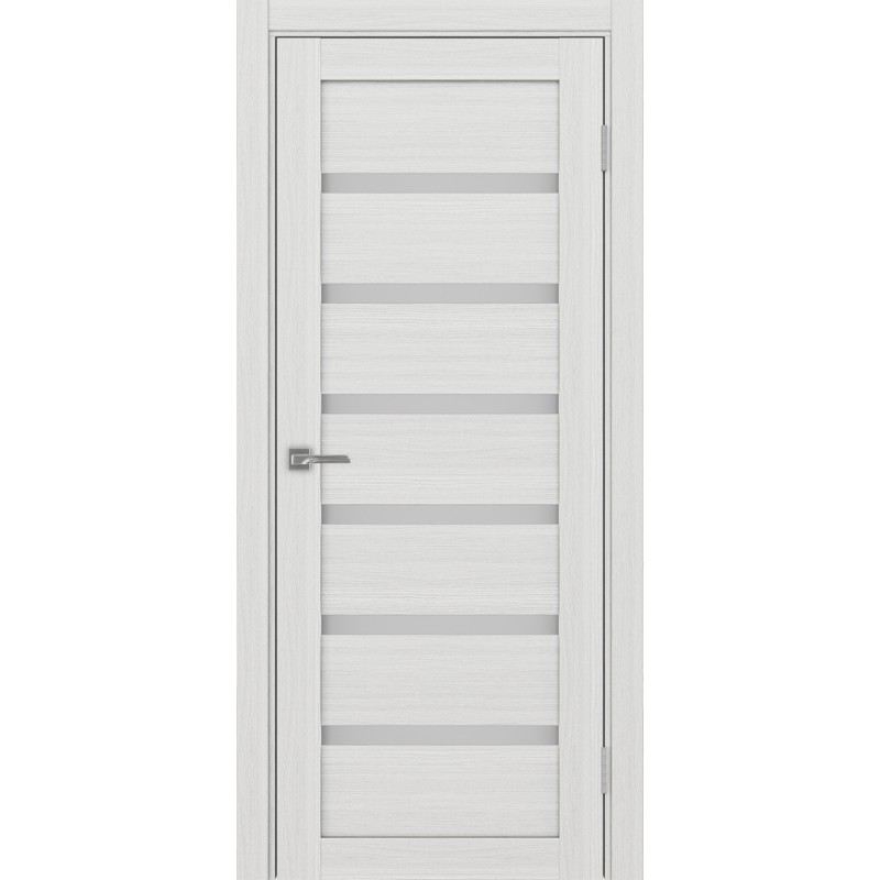 Межкомнатная дверь Турин 507.12, цвет Ясень серебристый Мателюкс, размер 80*200 см.