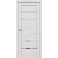 Турин 507.12, цвет Ясень серебристый стекло Прозрачное, размер 80*200 см.