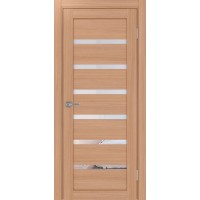 Турин_507.12, цвет Ясень тёмный стекло Прозрачное, размер 80*200 см.