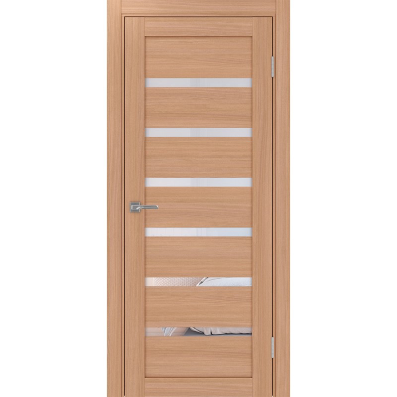 Межкомнатная дверь Турин 507.12, цвет Ясень тёмный Прозрачное, размер 80*200 см.