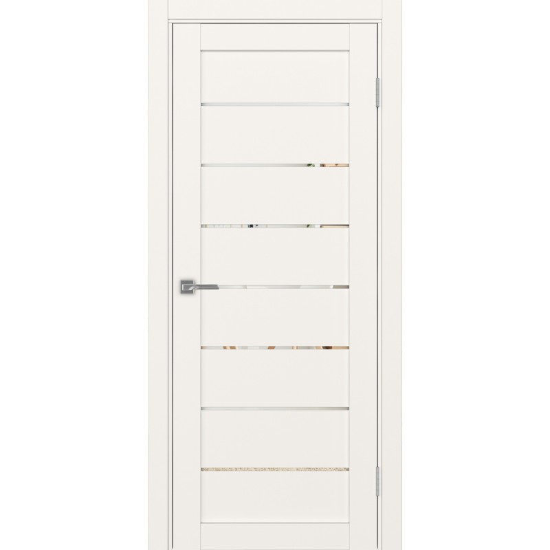 Межкомнатная дверь Турин 508.12, цвет, бежевый, заполнение Зеркало, размер 200*80 см.