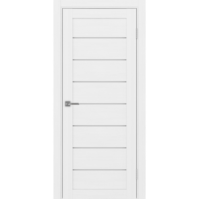 Межкомнатная дверь Турин 508.12, цвет Белый лёд, стекло Мателюкс, размер 80*200 см.