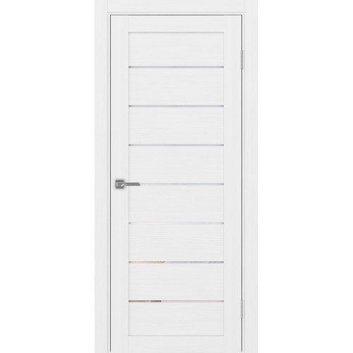 Турин 508.12, цвет Белый лёд, стекло Прозрачное, размер 80*200 см.