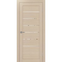 Турин 508.12, цвет Дуб беленый FL стекло Зеркало, размер 80*200 см.